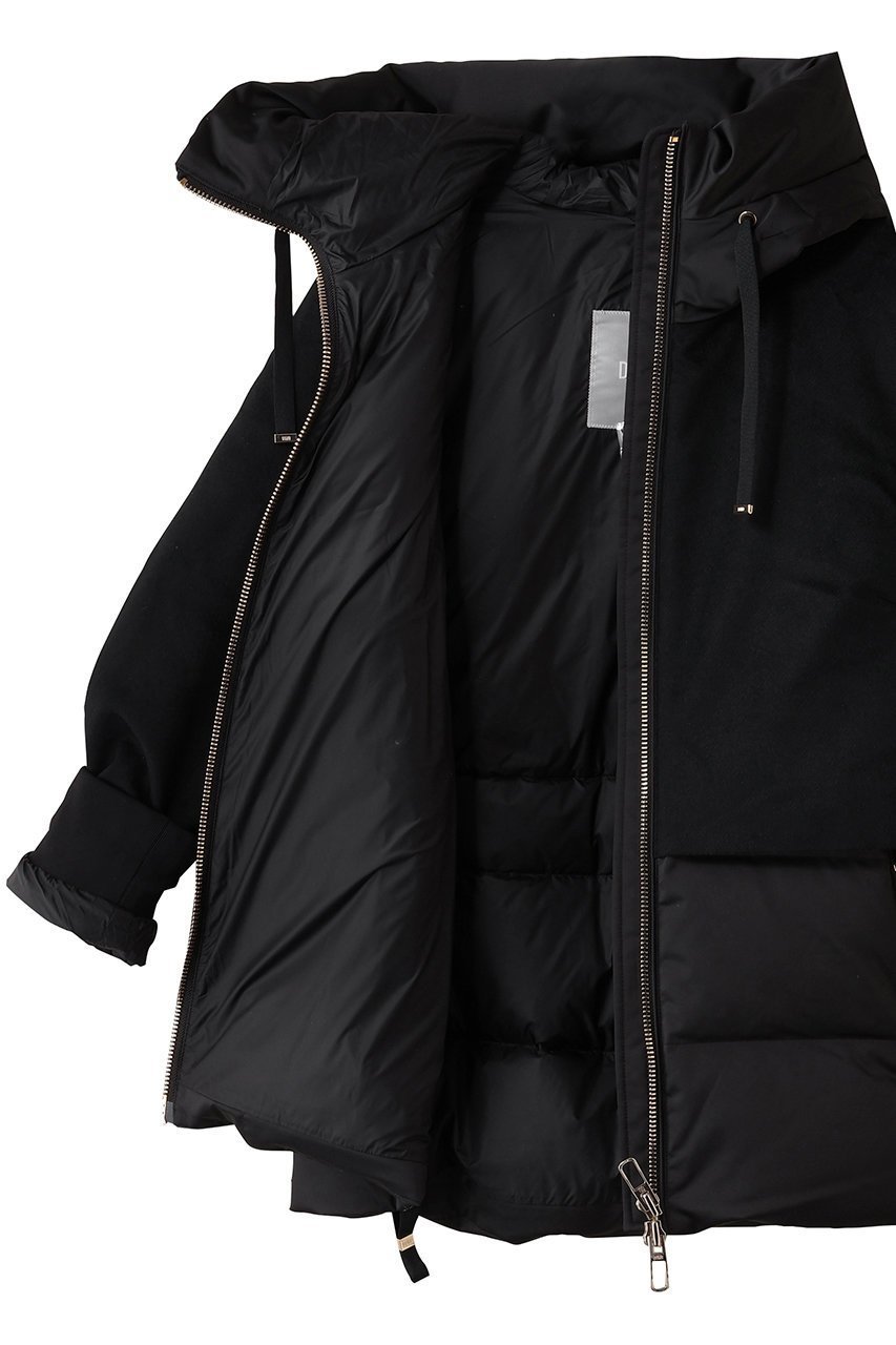 【デュノ/DUNO】のJULIA ウール切り替えフーディダウン 人気、トレンドファッション・服の通販 founy(ファニー) 　ファッション　Fashion　レディースファッション　Fashion for Women　アウター　Coat / Outerwear Collection　コート・ロングコート・ピーコート　Long Coats, Peacoats & More　2025年　2025　2025-2026秋冬・A/W　Autumn/Winter 2025–26 AW25–26　コンビ　Combo, Combination Style　スポーティ　Sporty, Casual Athletic　ダウン　Down, Puffer　エレガント 上品　Elegant　A/W・秋冬　Autumn/Winter　軽量　Lightweight, Ultra Light　other-6|ID: prp329100004713077 ipo3291000000034047017