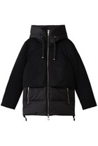 【デュノ/DUNO】のJULIA ウール切り替えフーディダウン ブラック|ID:prp329100004713077