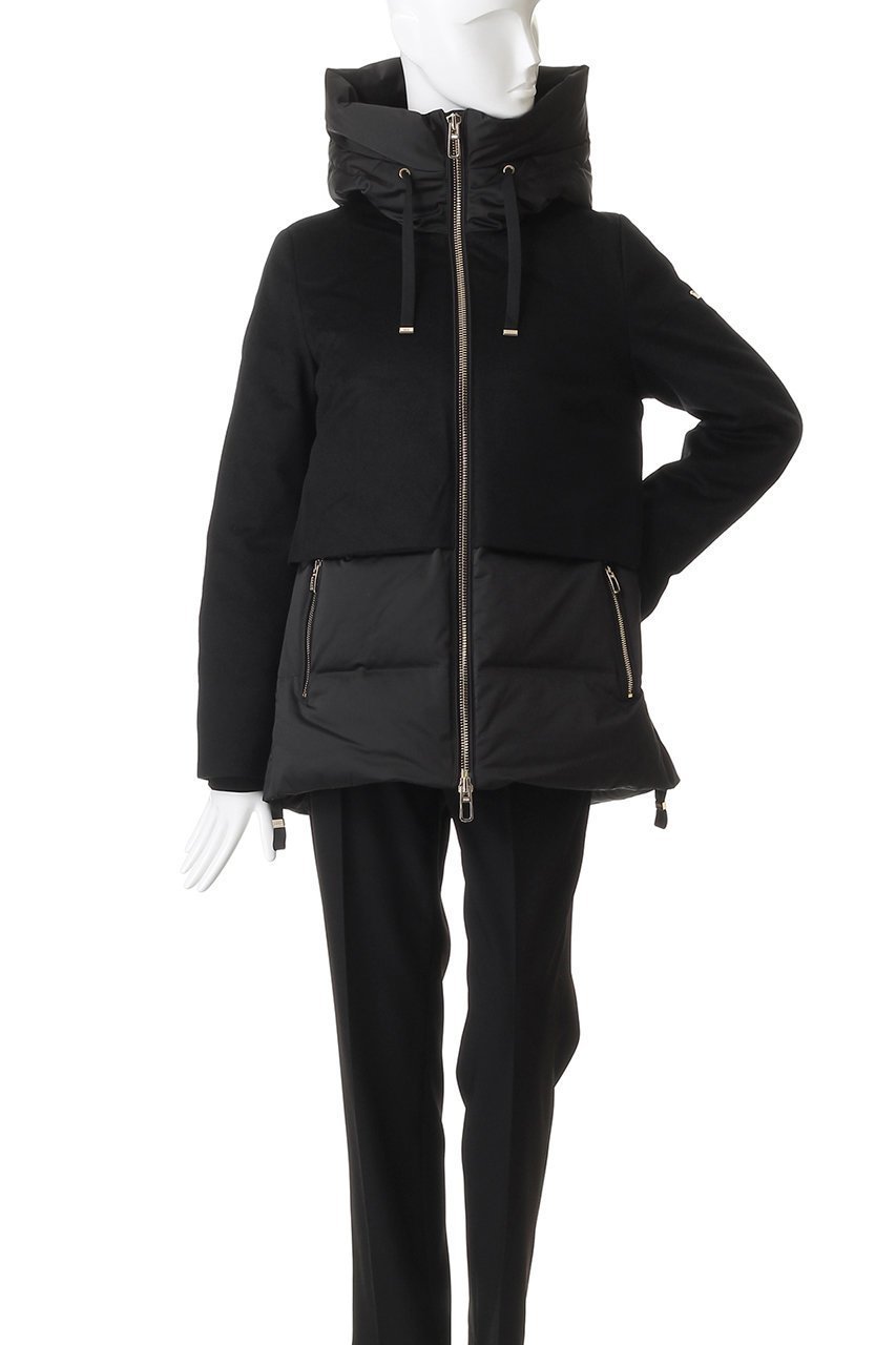 【デュノ/DUNO】のJULIA ウール切り替えフーディダウン 人気、トレンドファッション・服の通販 founy(ファニー) 　ファッション　Fashion　レディースファッション　Fashion for Women　アウター　Coat / Outerwear Collection　コート・ロングコート・ピーコート　Long Coats, Peacoats & More　コンビ　Combo, Combination Style　スポーティ　Sporty, Casual Athletic　ダウン　Down, Puffer　エレガント 上品　Elegant　再入荷　Restock / Back in Stock　軽量　Lightweight, Ultra Light　other-2|ID: prp329100004713077 ipo3291000000035743850