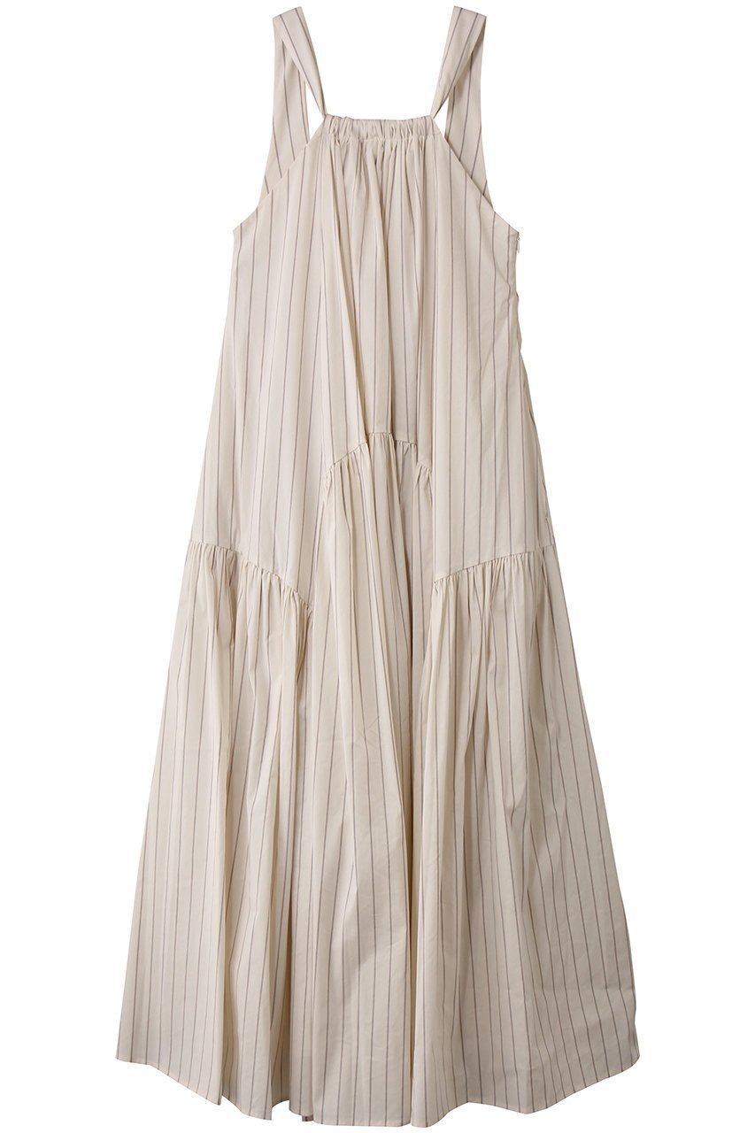 【その他のブランド/Other】の【9/30 12:00販売開始】Volume tiered dress インテリア・キッズ・メンズ・レディースファッション・服の通販 founy(ファニー) 　ファッション　Fashion　レディースファッション　Fashion for Women　ワンピース　Dresses　フォーマル・パーティードレス・結婚式用ドレス　Elegant & Casual Dresses　チュニック　Tunic Tops & Dresses　サンダル　Sandals, Summer Shoes　チュニック　Tunic, Long Top　ドレス　Dress, One-Piece　パーティ　Party, Party Style　フェミニン　Feminine, Girly　ロング　Long, Long-Length　新作・新入荷　New Arrivals / New In　stripe|ID: prp329100004713079 ipo3291000000034047031