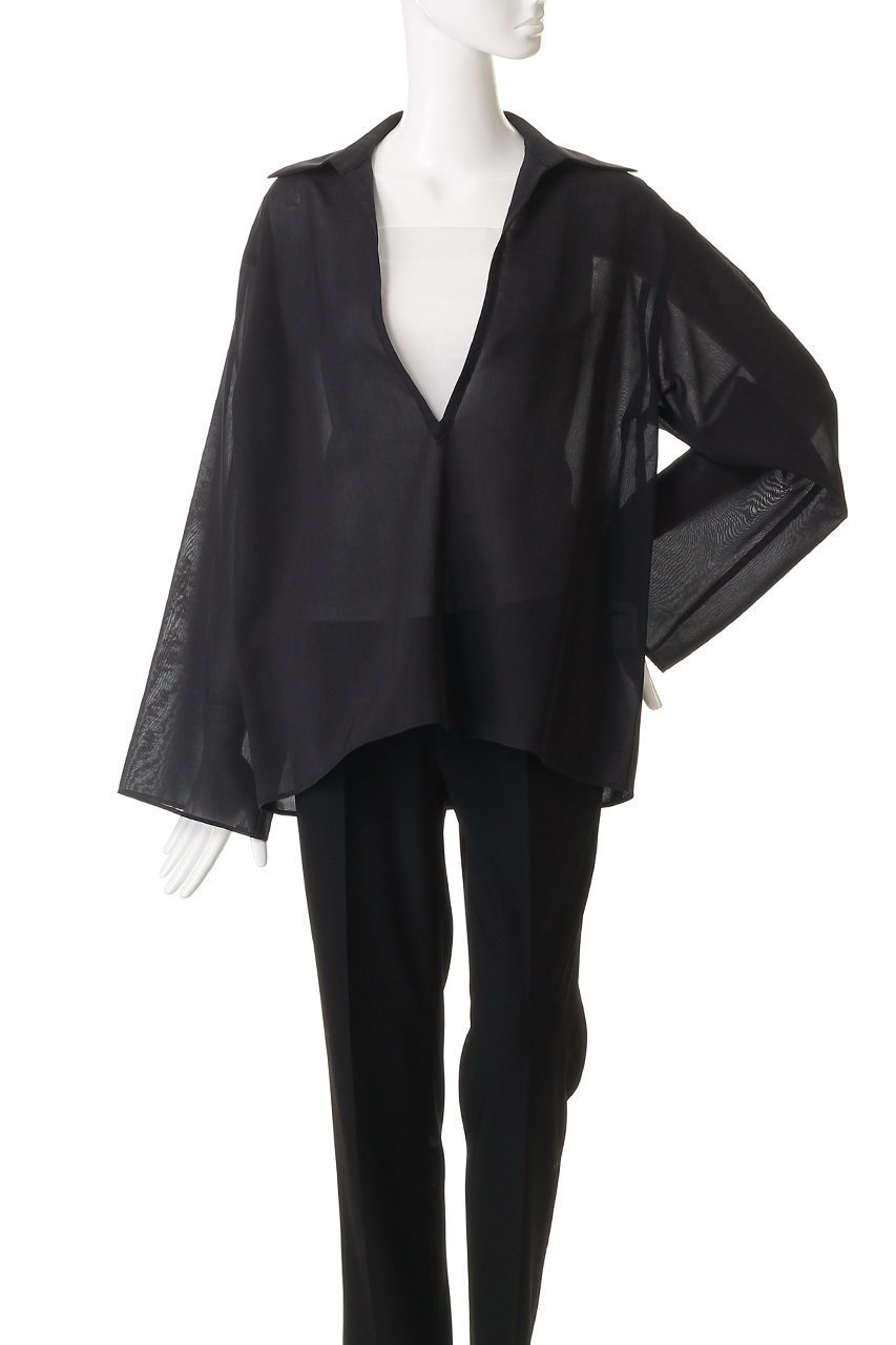 【ヴェニカ/Venica】のVneck blouse 人気、トレンドファッション・服の通販 founy(ファニー) ファッション Fashion レディースファッション Fashion for Women トップス・カットソー Cut & Sew Tops シャツ・ブラウス・オフィスカジュアル Elegant Blouses & Button-Ups シアー Sheer, See-Through スリーブ Sleeve, Long Sleeve / Short Sleeve ロング Long, Long-Length other-5|ID: prp329100004713080 ipo3291000000034308398