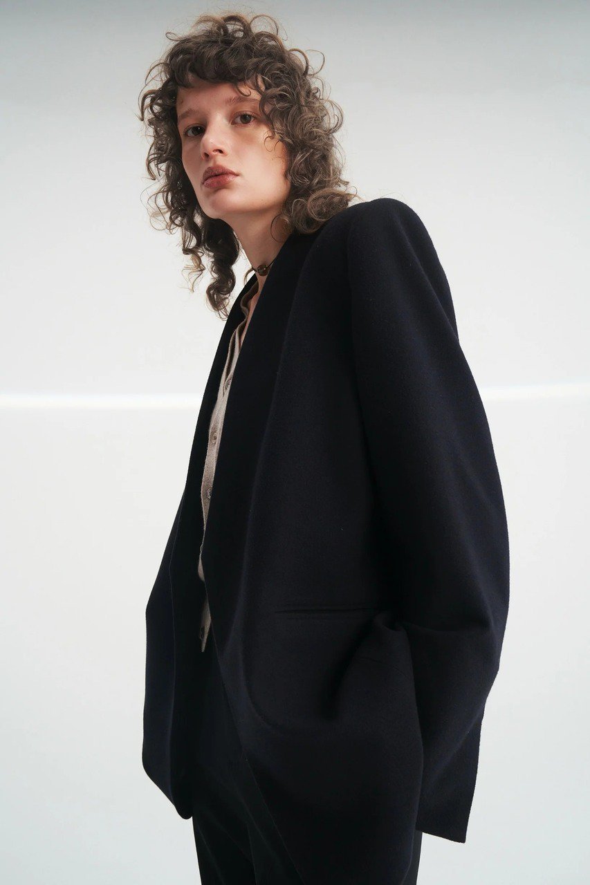 【その他のブランド/Other】の【9/30 12:00販売開始】Powershoulder nocolar jacket 人気、トレンドファッション・服の通販 founy(ファニー) 　ファッション　Fashion　レディースファッション　Fashion for Women　アウター　Coat / Outerwear Collection　レディースジャケット・軽アウター　Jackets　クラシカル　Classical, Vintage-Inspired　ジャケット　Jacket, Outerwear　新作・新入荷　New Arrivals / New In　秋　Autumn　other-6|ID: prp329100004713081 ipo3291000000034047053