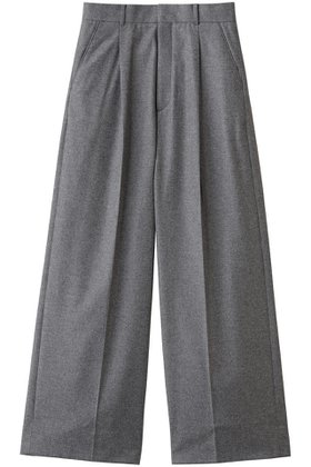 【エイトン/ATON】 MERINO COLLEGE FLANNEL タックトワイドパンツ人気、トレンドファッション・服の通販 founy(ファニー) ファッション Fashion レディースファッション Fashion for Women パンツ Pants & Trousers ジャケット Jacket, Outerwear ストレート Straight, Straight Cut ドレープ Drape, Draping Fabric バランス Balance, Style Balance フィット Fit, Slim Fit マニッシュ Mannish, Boyish 新作・新入荷 New Arrivals / New In |ID:prp329100004714043