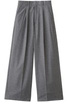 【エイトン/ATON】のMERINO COLLEGE FLANNEL タックトワイドパンツ 人気、トレンドファッション・服の通販 founy(ファニー) ファッション Fashion レディースファッション Fashion for Women パンツ Pants & Trousers ジャケット Jacket, Outerwear ストレート Straight, Straight Cut ドレープ Drape, Draping Fabric バランス Balance, Style Balance フィット Fit, Slim Fit マニッシュ Mannish, Boyish 新作・新入荷 New Arrivals / New In |ID:prp329100004714043
