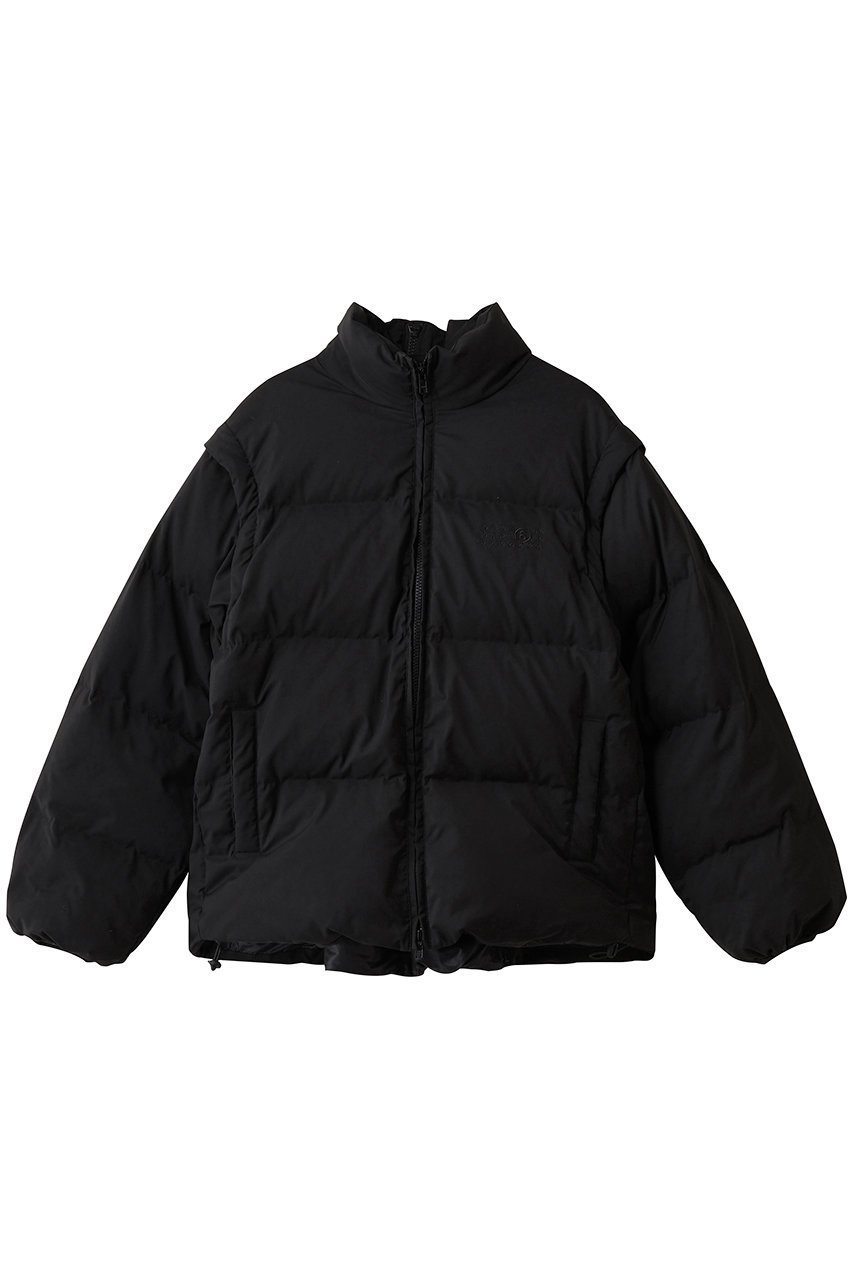 【エムエム6 メゾン マルタン マルジェラ/MM6 Maison Martin Margiela】のスポーツジャケット インテリア・キッズ・メンズ・レディースファッション・服の通販 founy(ファニー) 　ファッション　Fashion　レディースファッション　Fashion for Women　アウター　Coat / Outerwear Collection　コート・ロングコート・ピーコート　Long Coats, Peacoats & More　レディースジャケット・軽アウター　Jackets　ジップ　Zip, Zipper　ジャケット　Jacket, Outerwear　スポーツ　Sports, Activewear　ダウン　Down, Puffer　ハイネック　High Neck, Mock Neck　ブラック|ID: prp329100004714046 ipo3291000000035321586