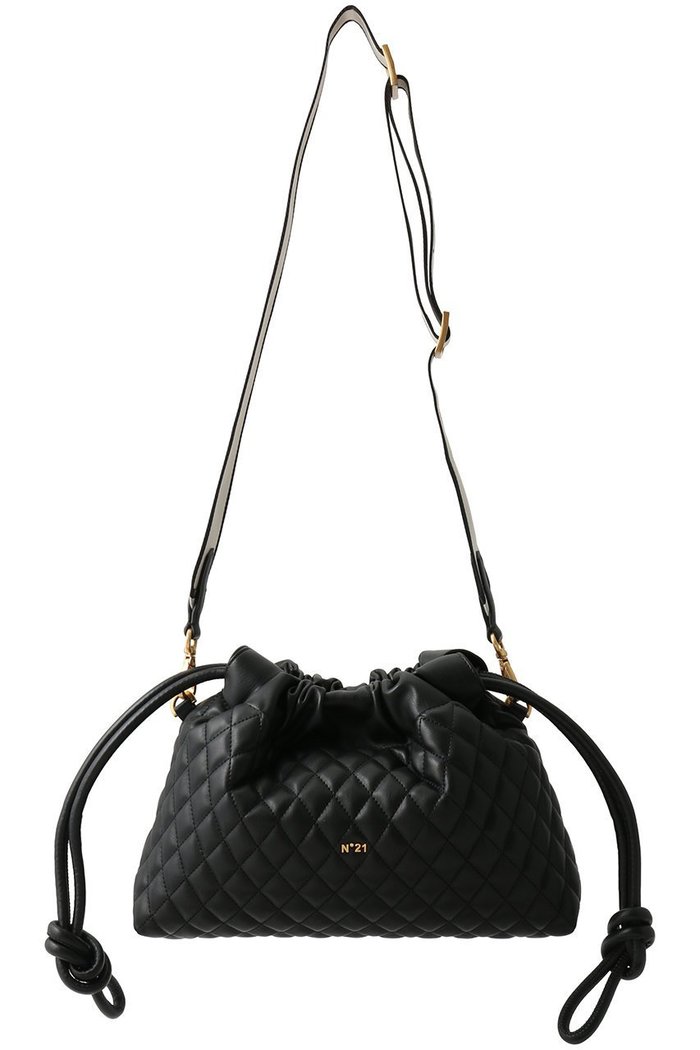 【ヌメロ ヴェントゥーノ/N°21】のキルティング ショルダーバッグ インテリア・キッズ・メンズ・レディースファッション・服の通販 founy(ファニー) https://founy.com/ ファッション Fashion レディースファッション Fashion for Women バッグ Bags キルティング Quilted, Quilting フォルム Silhouette, Form エレガント 上品 Elegant 巾着 Drawstring Bag, Kinchaku |ID: prp329100004714047 ipo3291000000036049005
