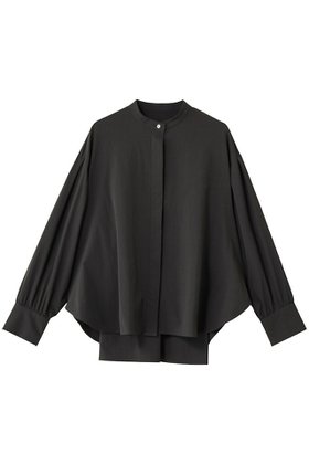 【フローレント/FLORENT】 2WAY バンドカラー フライフロント ブラウス人気、トレンドファッション・服の通販 founy(ファニー) ファッション Fashion レディースファッション Fashion for Women トップス・カットソー Cut & Sew Tops シャツ・ブラウス・オフィスカジュアル Elegant Blouses & Button-Ups ギャザー Gathered, Ruffled ストレッチ Stretch, Stretchy Fabric スリーブ Sleeve, Long Sleeve / Short Sleeve フロント Front, Front Design ロング Long, Long-Length 新作・新入荷 New Arrivals / New In |ID:prp329100004714049