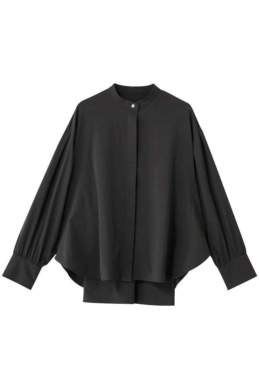 【フローレント/FLORENT】の2WAY バンドカラー フライフロント ブラウス 人気、トレンドファッション・服の通販 founy(ファニー) 　ファッション　Fashion　レディースファッション　Fashion for Women　トップス・カットソー　Cut & Sew Tops　シャツ・ブラウス・オフィスカジュアル　Elegant Blouses & Button-Ups　ギャザー　Gathered, Ruffled　ストレッチ　Stretch, Stretchy Fabric　スリーブ　Sleeve, Long Sleeve / Short Sleeve　フロント　Front, Front Design　ロング　Long, Long-Length　新作・新入荷　New Arrivals / New In　 other-1|ID: prp329100004714049 ipo3291000000034056824