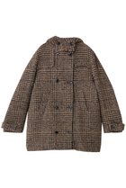【ヘルノ/HERNO】のチェック中綿コンビフーディーショートコート チェック|ID: prp329100004714058 ipo3291000000034056898