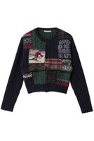 【マルティニーク/martinique】の【CURRENTAGE】Patchwork Hand ニット 人気、トレンドファッション・服の通販 founy(ファニー) ファッション Fashion レディースファッション Fashion for Women トップス・カットソー Cut & Sew Tops ニット Knit Tops & Sweaters カジュアルプルオーバー・ニットトップス Pullovers & Knit Tops / Casual Pullovers カーディガン Cardigan, Knitwear クロップド Cropped, Short Length ハンド Hand, Handmade パッチワーク Patchwork, Mixed Fabric 新作・新入荷 New Arrivals / New In |ID:prp329100004714065