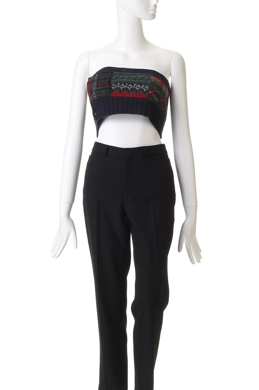 【マルティニーク/martinique】の【CURRENTAGE】Patchwork Hand ニット 人気、トレンドファッション・服の通販 founy(ファニー) 　ファッション　Fashion　レディースファッション　Fashion for Women　トップス・カットソー　Cut & Sew Tops　ニット　Knit Tops & Sweaters　カジュアルプルオーバー・ニットトップス　Pullovers & Knit Tops / Casual Pullovers　カーディガン　Cardigan, Knitwear　クロップド　Cropped, Short Length　ハンド　Hand, Handmade　パッチワーク　Patchwork, Mixed Fabric　other-7|ID: prp329100004714065 ipo3291000000035564471