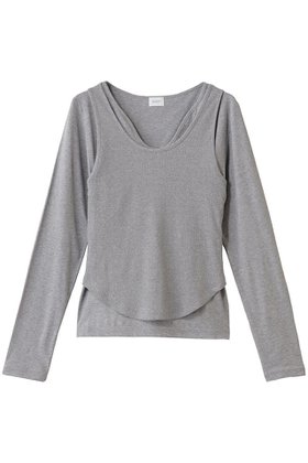 【マノフ/MANOF】 LAYER CUT TOPS/トップス人気、トレンドファッション・服の通販 founy(ファニー) ファッション Fashion レディースファッション Fashion for Women トップス・カットソー Cut & Sew Tops シャツ・ブラウス・オフィスカジュアル Elegant Blouses & Button-Ups ロングTシャツ・Tシャツ Longline T-Shirts & Tees カットソー・ベーシックTシャツ Cut-and-Sewn Tops / Stretch Tees & Basics カットソー Cut and Sewn Top シンプル Simple, Minimal スリーブ Sleeve, Long Sleeve / Short Sleeve ロング Long, Long-Length 新作・新入荷 New Arrivals / New In 長袖 Long Sleeve, Full Sleeve |ID:prp329100004714072