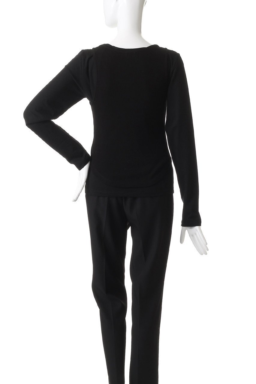 【マノフ/MANOF】のLAYER CUT TOPS/トップス 人気、トレンドファッション・服の通販 founy(ファニー) 　ファッション　Fashion　レディースファッション　Fashion for Women　トップス・カットソー　Cut & Sew Tops　シャツ・ブラウス・オフィスカジュアル　Elegant Blouses & Button-Ups　ロングTシャツ・Tシャツ　Longline T-Shirts & Tees　カットソー・ベーシックTシャツ　Cut-and-Sewn Tops / Stretch Tees & Basics　カットソー　Cut and Sewn Top　シンプル　Simple, Minimal　スリーブ　Sleeve, Long Sleeve / Short Sleeve　ロング　Long, Long-Length　新作・新入荷　New Arrivals / New In　長袖　Long Sleeve, Full Sleeve　other-4|ID: prp329100004714072 ipo3291000000034056986