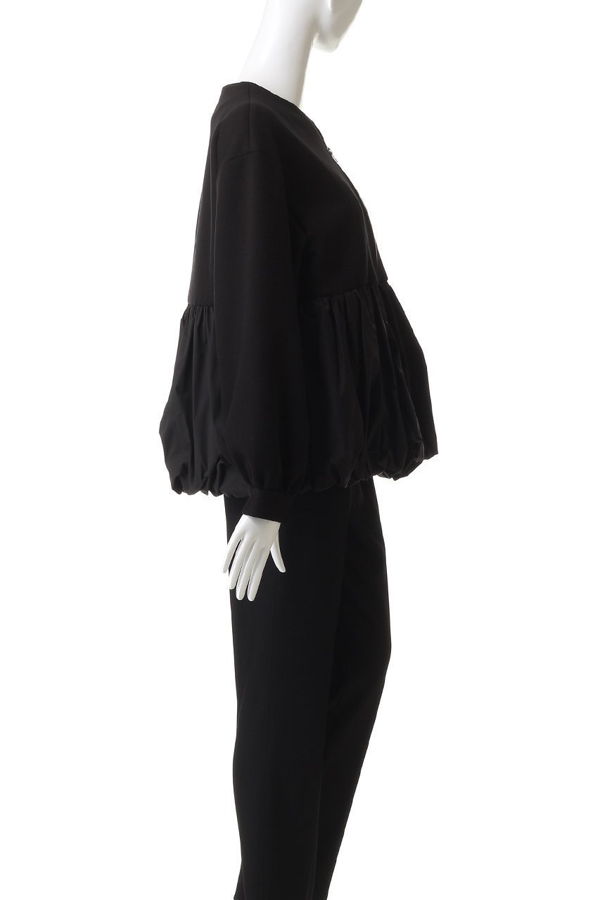 【マノフ/MANOF】のDOUBLE KNIT BALOON BLOUSON ブルゾン 人気、トレンドファッション・服の通販 founy(ファニー) 　ファッション　Fashion　レディースファッション　Fashion for Women　アウター　Coat / Outerwear Collection　レディースジャケット・軽アウター　Jackets　ブルゾンジャケット・スポーティアウター　Blouson Jackets　ジップ　Zip, Zipper　ジャケット　Jacket, Outerwear　タフタ　Taffeta, Structured Fabric　バルーン　Balloon, Balloon Silhouette　フェミニン　Feminine, Girly　ブルゾン　Blouson, Bomber Jacket　ペプラム　Peplum, Flared Hem　新作・新入荷　New Arrivals / New In　other-3|ID: prp329100004714078 ipo3291000000034057022