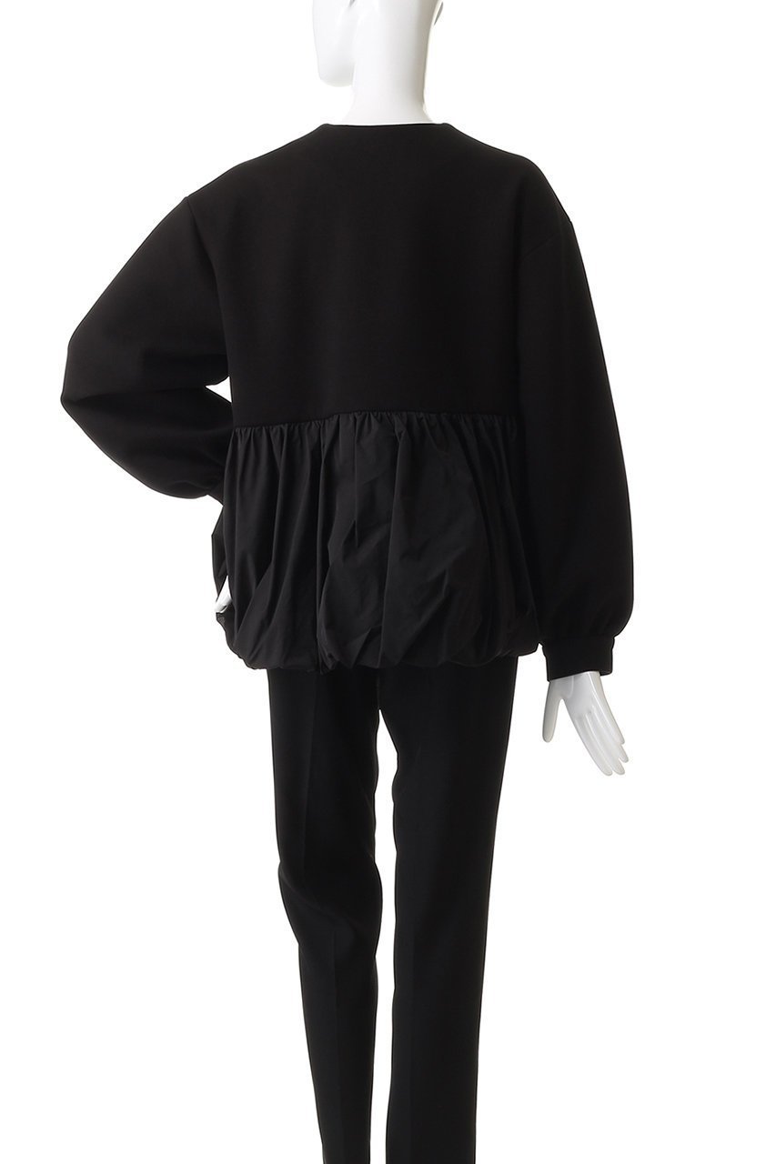 【マノフ/MANOF】のDOUBLE KNIT BALOON BLOUSON ブルゾン 人気、トレンドファッション・服の通販 founy(ファニー) 　ファッション　Fashion　レディースファッション　Fashion for Women　アウター　Coat / Outerwear Collection　レディースジャケット・軽アウター　Jackets　ブルゾンジャケット・スポーティアウター　Blouson Jackets　ジップ　Zip, Zipper　ジャケット　Jacket, Outerwear　タフタ　Taffeta, Structured Fabric　バルーン　Balloon, Balloon Silhouette　フェミニン　Feminine, Girly　ブルゾン　Blouson, Bomber Jacket　ペプラム　Peplum, Flared Hem　新作・新入荷　New Arrivals / New In　other-4|ID: prp329100004714078 ipo3291000000034057023
