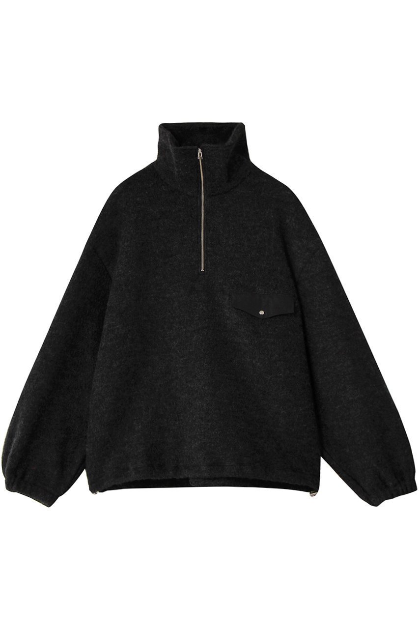 【オブラダ/Oblada】のウールフリーストップス インテリア・キッズ・メンズ・レディースファッション・服の通販 founy(ファニー) 　ファッション　Fashion　レディースファッション　Fashion for Women　トップス・カットソー　Cut & Sew Tops　ニット　Knit Tops & Sweaters　カジュアルプルオーバー・ニットトップス　Pullovers & Knit Tops / Casual Pullovers　おすすめ　Recommended / Our Picks　ウォーム　Warm Fabric　シンプル　Simple, Minimal　フェミニン　Feminine, Girly　メランジ　Melange, Mixed Yarn　新作・新入荷　New Arrivals / New In　A/W・秋冬　Autumn/Winter　チャコールグレー|ID: prp329100004714080 ipo3291000000034057043