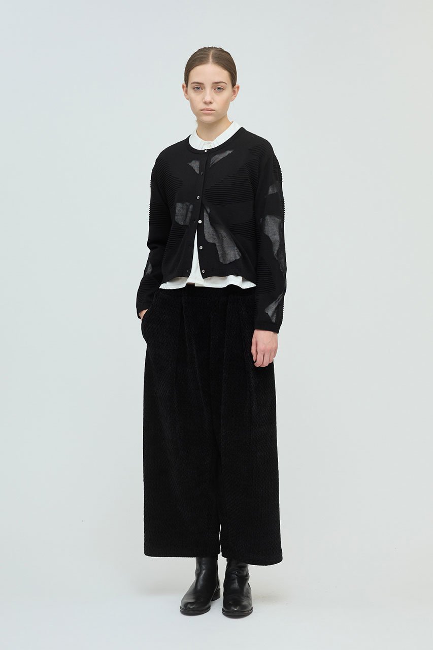 【ミズイロ インド/mizuiro ind】のシアーパターンカーディガン 人気、トレンドファッション・服の通販 founy(ファニー) 　ファッション　Fashion　レディースファッション　Fashion for Women　トップス・カットソー　Cut & Sew Tops　ニット　Knit Tops & Sweaters　カーディガン・羽織り　Layered Style Cardigans　カーディガン　Cardigan, Knitwear　キャミソール　Camisole, Spaghetti Strap Top　シアー　Sheer, See-Through　other-6|ID: prp329100004714088 ipo3291000000036086044