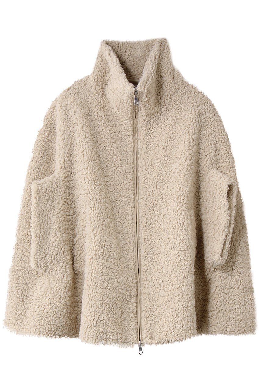 【スリー ドッツ/three dots】のプードルボア ケープベスト インテリア・キッズ・メンズ・レディースファッション・服の通販 founy(ファニー) 　ファッション　Fashion　レディースファッション　Fashion for Women　アウター　Coat / Outerwear Collection　レディースジャケット・軽アウター　Jackets　ブルゾンジャケット・スポーティアウター　Blouson Jackets　おすすめ　Recommended / Our Picks　ジップ　Zip, Zipper　ジャケット　Jacket, Outerwear　セットアップ　Set-Up, Coordinated Outfit　ハイネック　High Neck, Mock Neck　ブルゾン　Blouson, Bomber Jacket　ベスト　Vest, Waistcoat　モコモコ　Fuzzy, Fluffy　新作・新入荷　New Arrivals / New In　A/W・秋冬　Autumn/Winter　オフホワイト|ID: prp329100004714091 ipo3291000000034057120