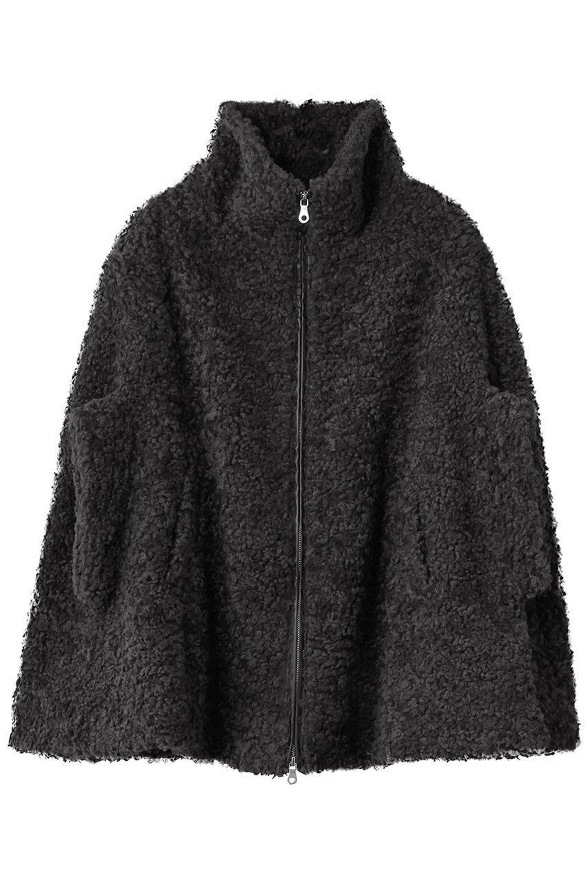 【スリー ドッツ/three dots】のプードルボア ケープベスト インテリア・キッズ・メンズ・レディースファッション・服の通販 founy(ファニー) 　ファッション　Fashion　レディースファッション　Fashion for Women　アウター　Coat / Outerwear Collection　レディースジャケット・軽アウター　Jackets　ブルゾンジャケット・スポーティアウター　Blouson Jackets　おすすめ　Recommended / Our Picks　ジップ　Zip, Zipper　ジャケット　Jacket, Outerwear　セットアップ　Set-Up, Coordinated Outfit　ハイネック　High Neck, Mock Neck　ブルゾン　Blouson, Bomber Jacket　ベスト　Vest, Waistcoat　モコモコ　Fuzzy, Fluffy　新作・新入荷　New Arrivals / New In　A/W・秋冬　Autumn/Winter　ブラック|ID: prp329100004714091 ipo3291000000034057123