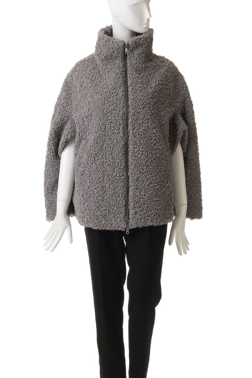 【スリー ドッツ/three dots】のプードルボア ケープベスト 人気、トレンドファッション・服の通販 founy(ファニー) 　ファッション　Fashion　レディースファッション　Fashion for Women　アウター　Coat / Outerwear Collection　レディースジャケット・軽アウター　Jackets　ブルゾンジャケット・スポーティアウター　Blouson Jackets　おすすめ　Recommended / Our Picks　ジップ　Zip, Zipper　ジャケット　Jacket, Outerwear　セットアップ　Set-Up, Coordinated Outfit　ハイネック　High Neck, Mock Neck　ブルゾン　Blouson, Bomber Jacket　ベスト　Vest, Waistcoat　モコモコ　Fuzzy, Fluffy　新作・新入荷　New Arrivals / New In　A/W・秋冬　Autumn/Winter　other-2|ID: prp329100004714091 ipo3291000000034057125
