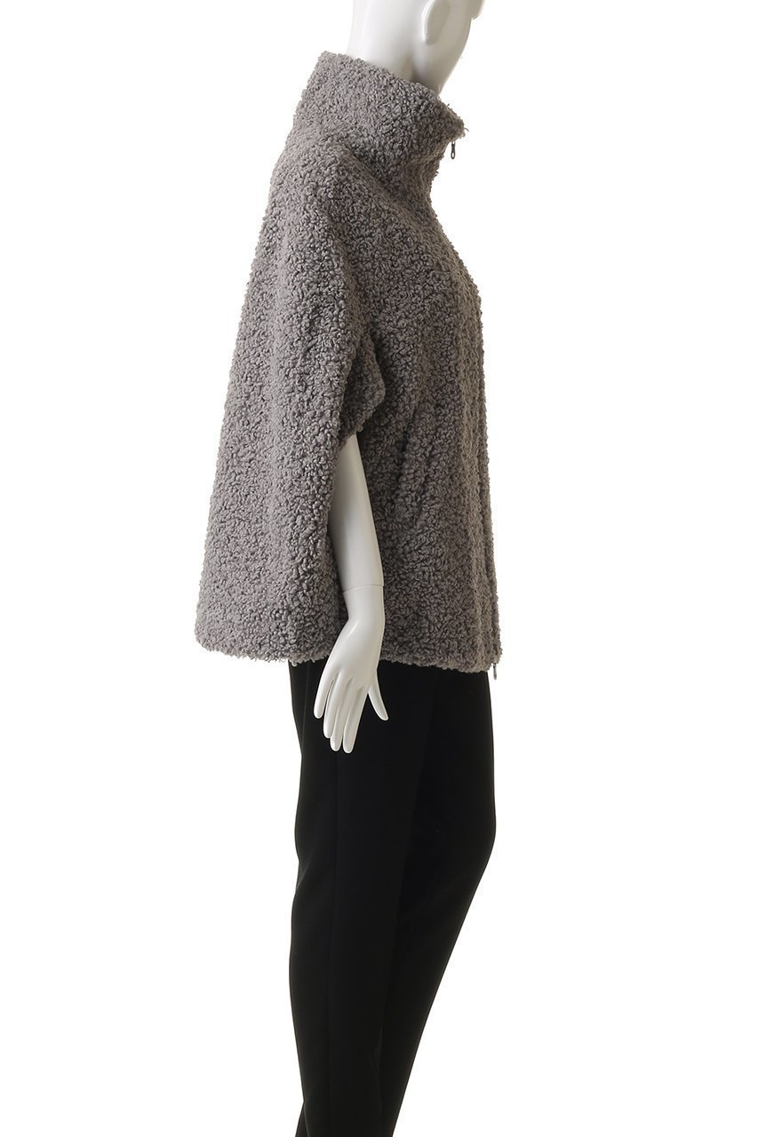【スリー ドッツ/three dots】のプードルボア ケープベスト 人気、トレンドファッション・服の通販 founy(ファニー) 　ファッション　Fashion　レディースファッション　Fashion for Women　アウター　Coat / Outerwear Collection　レディースジャケット・軽アウター　Jackets　ブルゾンジャケット・スポーティアウター　Blouson Jackets　おすすめ　Recommended / Our Picks　ジップ　Zip, Zipper　ジャケット　Jacket, Outerwear　セットアップ　Set-Up, Coordinated Outfit　ハイネック　High Neck, Mock Neck　ブルゾン　Blouson, Bomber Jacket　ベスト　Vest, Waistcoat　モコモコ　Fuzzy, Fluffy　新作・新入荷　New Arrivals / New In　A/W・秋冬　Autumn/Winter　other-3|ID: prp329100004714091 ipo3291000000034057127