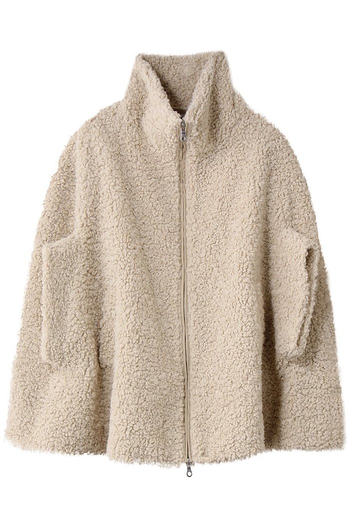 【スリー ドッツ/three dots】のプードルボア ケープベスト インテリア・キッズ・メンズ・レディースファッション・服の通販 founy(ファニー) https://founy.com/ ファッション Fashion レディースファッション Fashion for Women アウター Coat / Outerwear Collection レディースジャケット・軽アウター Jackets ブルゾンジャケット・スポーティアウター Blouson Jackets おすすめ Recommended / Our Picks ジップ Zip, Zipper ジャケット Jacket, Outerwear セットアップ Set-Up, Coordinated Outfit ハイネック High Neck, Mock Neck ブルゾン Blouson, Bomber Jacket ベスト Vest, Waistcoat モコモコ Fuzzy, Fluffy A/W・秋冬 Autumn/Winter |ID: prp329100004714091 ipo3291000000035564540