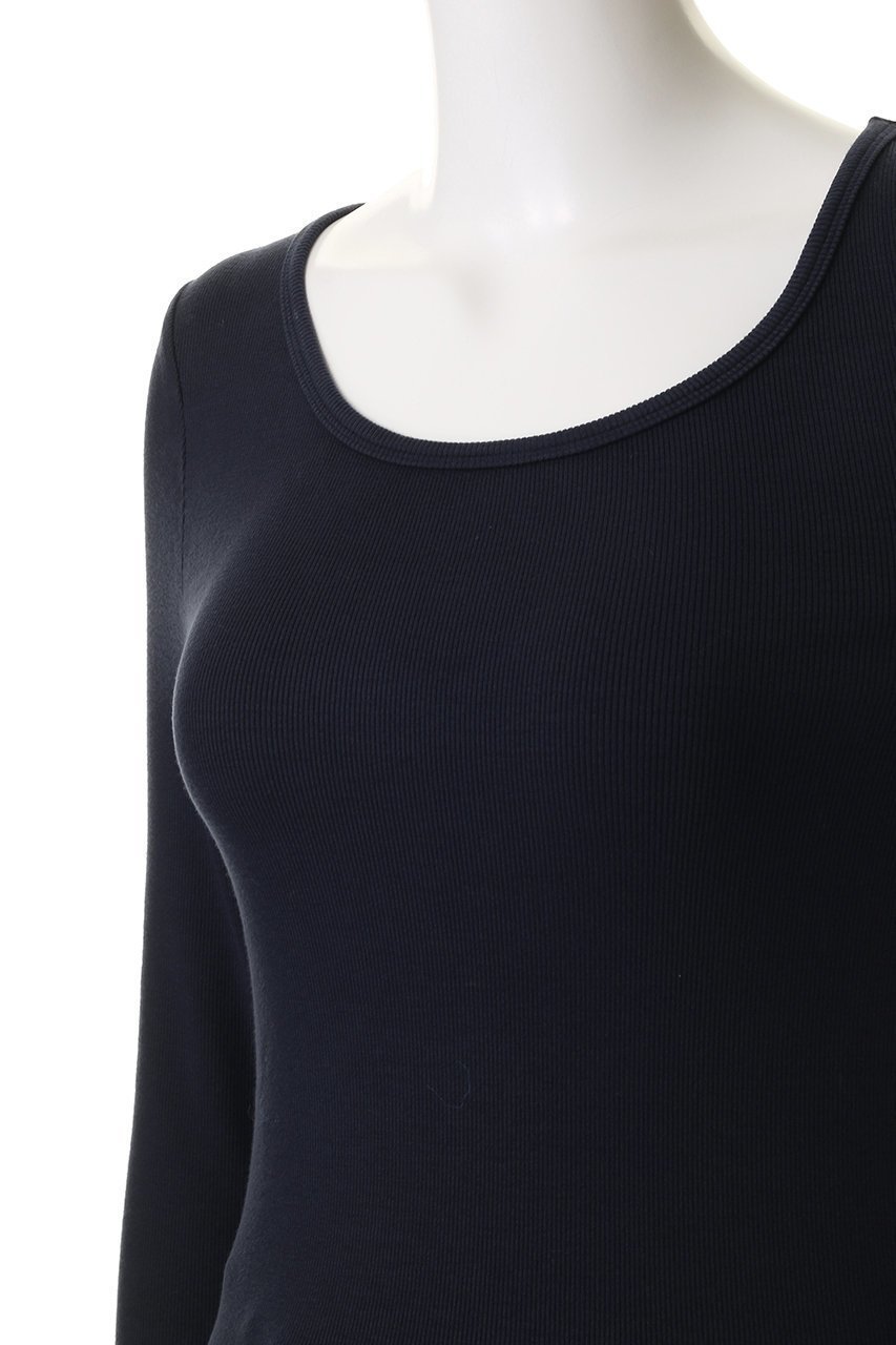 【スリー ドッツ/three dots】のレーヨンニットリブジャージー オープンクルーネック 人気、トレンドファッション・服の通販 founy(ファニー) 　ファッション　Fashion　レディースファッション　Fashion for Women　トップス・カットソー　Cut & Sew Tops　ニット　Knit Tops & Sweaters　シャツ・ブラウス・オフィスカジュアル　Elegant Blouses & Button-Ups　ロングTシャツ・Tシャツ　Longline T-Shirts & Tees　カットソー・ベーシックTシャツ　Cut-and-Sewn Tops / Stretch Tees & Basics　インナー　Innerwear　カーディガン　Cardigan, Knitwear　シンプル　Simple, Minimal　ジャケット　Jacket, Outerwear　スリーブ　Sleeve, Long Sleeve / Short Sleeve　フィット　Fit, Slim Fit　ロング　Long, Long-Length　定番　Standard, Basic Item　新作・新入荷　New Arrivals / New In　other-5|ID: prp329100004714093 ipo3291000000034057143