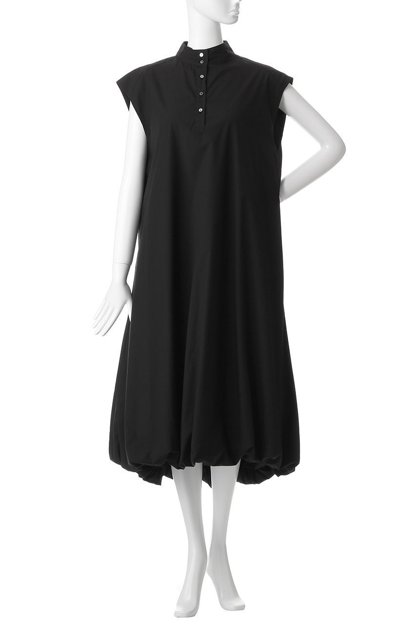 【ミディウミソリッド/MIDIUMISOLID】のn/slv baloon shirt OP ワンピース 人気、トレンドファッション・服の通販 founy(ファニー) 　ファッション　Fashion　レディースファッション　Fashion for Women　ワンピース　Dresses　チュニック　Tunic Tops & Dresses　カーディガン　Cardigan, Knitwear　ジャケット　Jacket, Outerwear　スタンド　Stand Collar, Upright Stand　スリーブ　Sleeve, Long Sleeve / Short Sleeve　チュニック　Tunic, Long Top　トレンド　Trend, Trending Now　バルーン　Balloon, Balloon Silhouette　パーティ　Party, Party Style　フレンチ　French, French Style　ロング　Long, Long-Length　エレガント 上品　Elegant　新作・新入荷　New Arrivals / New In　other-2|ID: prp329100004714099 ipo3291000000034057194