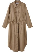 【ミディウミソリッド/MIDIUMISOLID】のwork shirt OP ワンピース 人気、トレンドファッション・服の通販 founy(ファニー) ファッション Fashion レディースファッション Fashion for Women ワンピース Dresses チュニック Tunic Tops & Dresses スタンド Stand Collar, Upright Stand チュニック Tunic, Long Top ツイル Twist, Twisted Detail ロング Long, Long-Length ワッシャー Washer, Crinkled Finish 新作・新入荷 New Arrivals / New In |ID:prp329100004714101