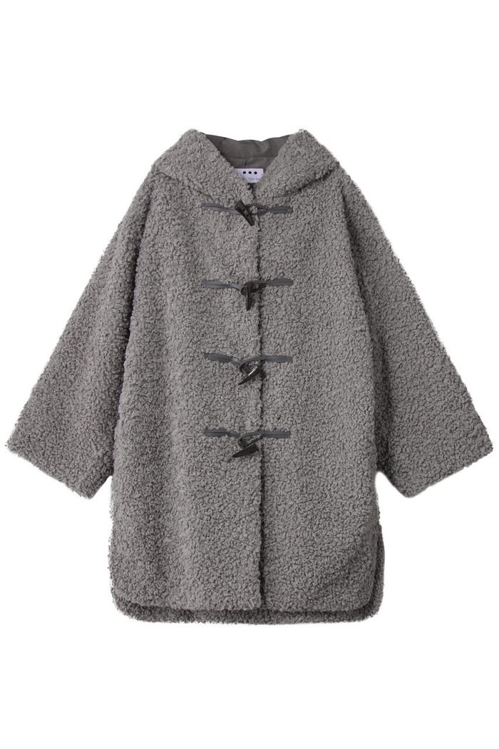 【スリー ドッツ/three dots】のプードルボア ダッフルコート インテリア・キッズ・メンズ・レディースファッション・服の通販 founy(ファニー) https://founy.com/ ファッション Fashion レディースファッション Fashion for Women アウター Coat / Outerwear Collection コート・ロングコート・ピーコート Long Coats, Peacoats & More ダッフルコート Duffle Coats スラックス Slacks, Dress Pants スリット Slit, Slit Detail ダッフルコート Duffle Coat, Toggle Coat デニム Denim, Jeans Material モコモコ Fuzzy, Fluffy ロング Long, Long-Length 新作・新入荷 New Arrivals / New In |ID: prp329100004714110 ipo3291000000034057271