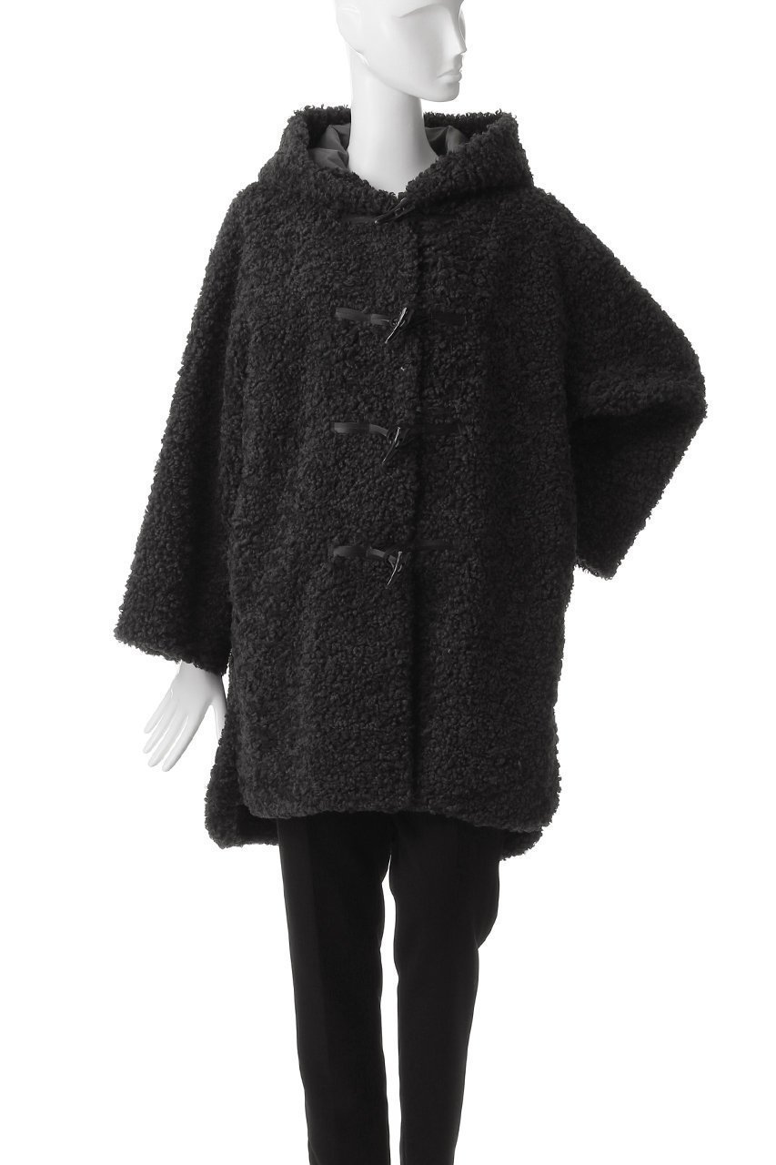 【スリー ドッツ/three dots】のプードルボア ダッフルコート 人気、トレンドファッション・服の通販 founy(ファニー) 　ファッション　Fashion　レディースファッション　Fashion for Women　アウター　Coat / Outerwear Collection　コート・ロングコート・ピーコート　Long Coats, Peacoats & More　ダッフルコート　Duffle Coats　スラックス　Slacks, Dress Pants　スリット　Slit, Slit Detail　ダッフルコート　Duffle Coat, Toggle Coat　デニム　Denim, Jeans Material　モコモコ　Fuzzy, Fluffy　ロング　Long, Long-Length　新作・新入荷　New Arrivals / New In　other-2|ID: prp329100004714110 ipo3291000000034057275