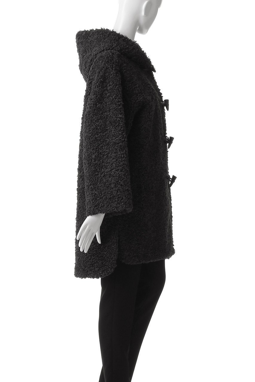 【スリー ドッツ/three dots】のプードルボア ダッフルコート 人気、トレンドファッション・服の通販 founy(ファニー) 　ファッション　Fashion　レディースファッション　Fashion for Women　アウター　Coat / Outerwear Collection　コート・ロングコート・ピーコート　Long Coats, Peacoats & More　ダッフルコート　Duffle Coats　スラックス　Slacks, Dress Pants　スリット　Slit, Slit Detail　ダッフルコート　Duffle Coat, Toggle Coat　デニム　Denim, Jeans Material　モコモコ　Fuzzy, Fluffy　ロング　Long, Long-Length　新作・新入荷　New Arrivals / New In　other-3|ID: prp329100004714110 ipo3291000000034057277
