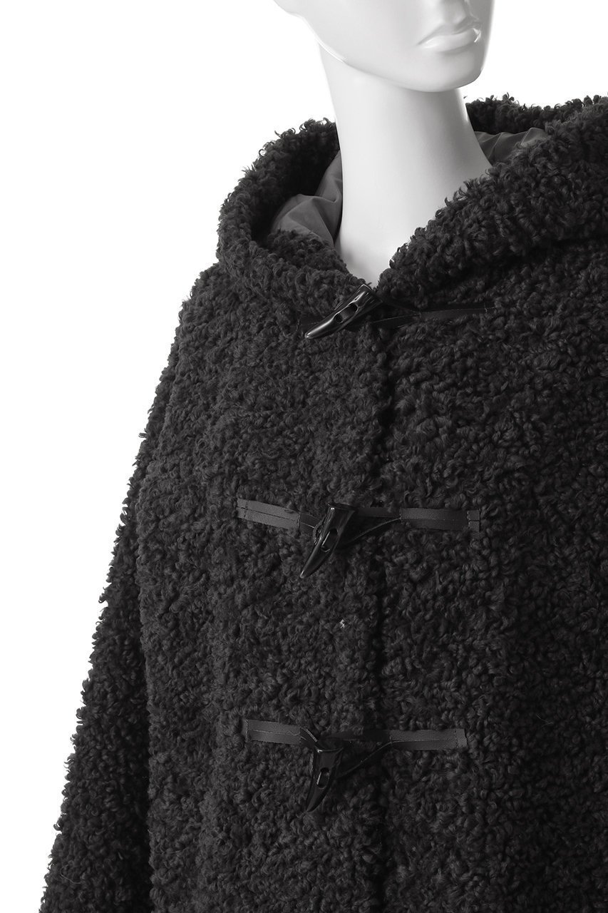 【スリー ドッツ/three dots】のプードルボア ダッフルコート 人気、トレンドファッション・服の通販 founy(ファニー) 　ファッション　Fashion　レディースファッション　Fashion for Women　アウター　Coat / Outerwear Collection　コート・ロングコート・ピーコート　Long Coats, Peacoats & More　ダッフルコート　Duffle Coats　スラックス　Slacks, Dress Pants　スリット　Slit, Slit Detail　ダッフルコート　Duffle Coat, Toggle Coat　デニム　Denim, Jeans Material　モコモコ　Fuzzy, Fluffy　ロング　Long, Long-Length　新作・新入荷　New Arrivals / New In　other-5|ID: prp329100004714110 ipo3291000000034057281