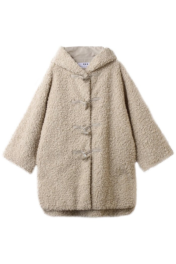 【スリー ドッツ/three dots】のプードルボア ダッフルコート インテリア・キッズ・メンズ・レディースファッション・服の通販 founy(ファニー) https://founy.com/ ファッション Fashion レディースファッション Fashion for Women アウター Coat / Outerwear Collection コート・ロングコート・ピーコート Long Coats, Peacoats & More ダッフルコート Duffle Coats スラックス Slacks, Dress Pants スリット Slit, Slit Detail ダッフルコート Duffle Coat, Toggle Coat デニム Denim, Jeans Material モコモコ Fuzzy, Fluffy ロング Long, Long-Length |ID: prp329100004714110 ipo3291000000034079170