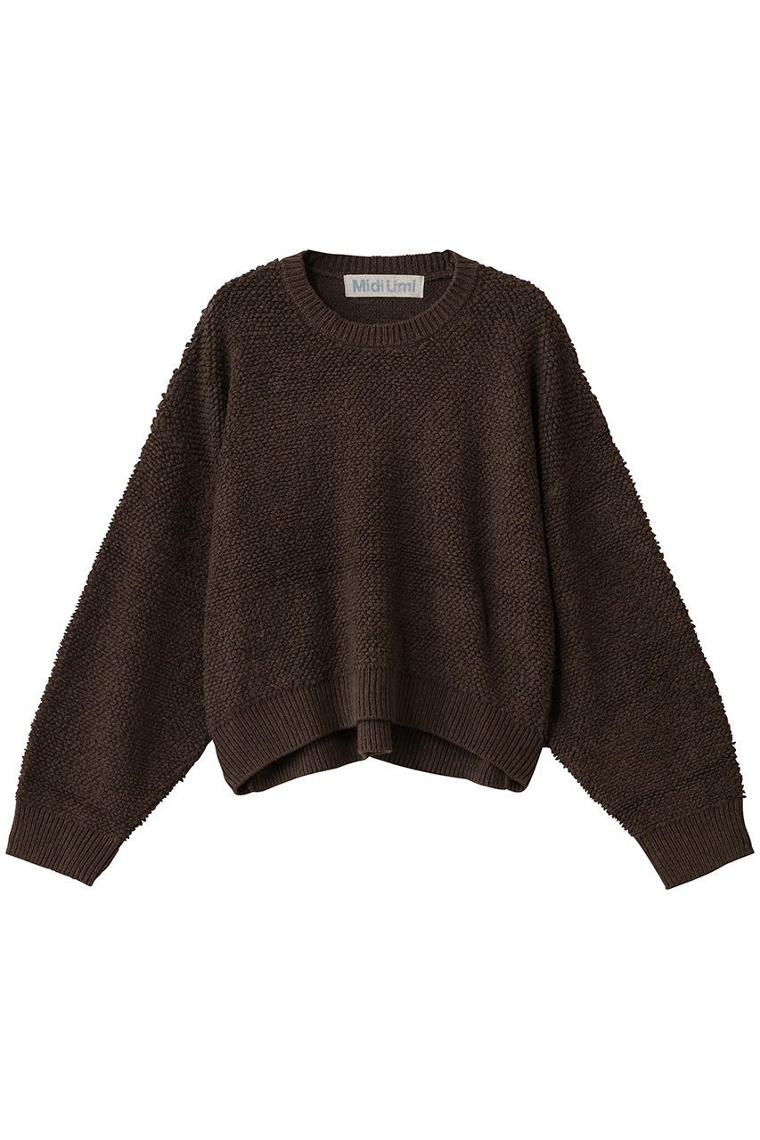 【ミディウミ/MidiUmi】のpile boa knit PO プルオーバー インテリア・キッズ・メンズ・レディースファッション・服の通販 founy(ファニー) 　ファッション　Fashion　レディースファッション　Fashion for Women　トップス・カットソー　Cut & Sew Tops　ニット　Knit Tops & Sweaters　カジュアルプルオーバー・ニットトップス　Pullovers & Knit Tops / Casual Pullovers　シンプル　Simple, Minimal　トレンド　Trend, Trending Now　フロント　Front, Front Design　モコモコ　Fuzzy, Fluffy　新作・新入荷　New Arrivals / New In　brown|ID: prp329100004714112 ipo3291000000034057303