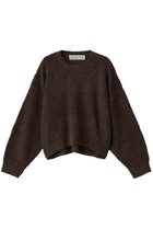 【ミディウミ/MidiUmi】のpile boa knit PO プルオーバー brown|ID: prp329100004714112 ipo3291000000036086068