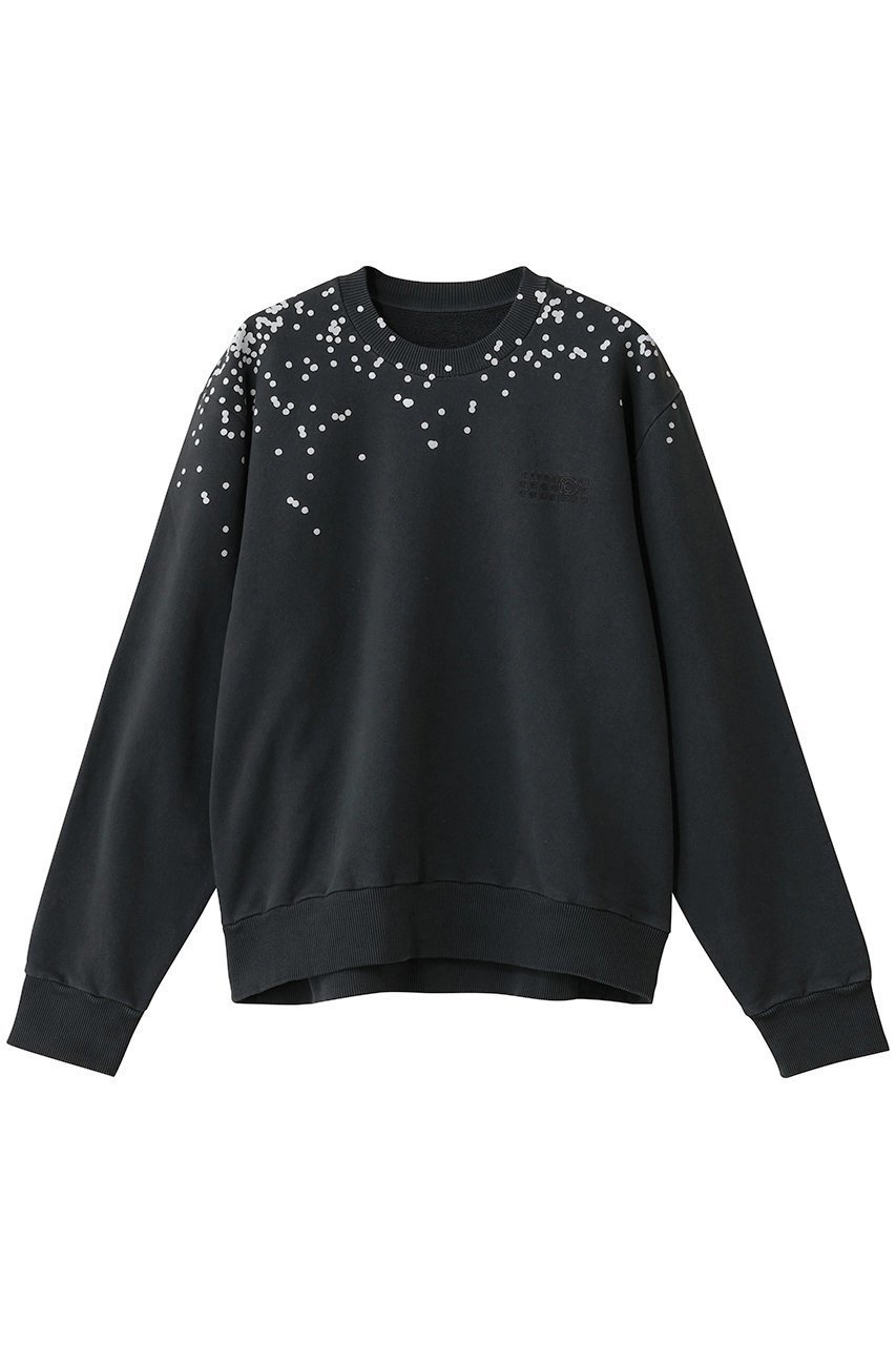 【エムエムシックス メゾンマルジェラ/MM6 Maison Margiela / MEN】の【MEN】ロゴ スウェットトップス 人気、トレンドファッション・服の通販 founy(ファニー) 　ファッション　Fashion　メンズファッション　Fashion for Men　トップス・カットソー　Cut & Sew Tops　パーカー・フーディー / カジュアルコーデ　Hoodies & Parkas　メンズシャツ　Shirts　アシンメトリー　Asymmetrical Style　スリーブ　Sleeve, Long Sleeve / Short Sleeve　ドット　Polka Dot, Dot Pattern　ロング　Long, Long-Length　新作・新入荷　New Arrivals / New In　A/W・秋冬　Autumn/Winter　 other-1|ID: prp329100004714114 ipo3291000000034057314