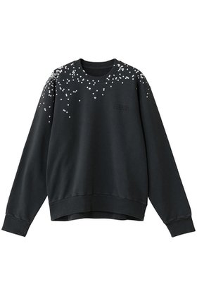 【エムエムシックス メゾンマルジェラ/MM6 Maison Margiela / MEN】の【MEN】ロゴ スウェットトップス 人気、トレンドファッション・服の通販 founy(ファニー) ファッション Fashion メンズファッション Fashion for Men トップス・カットソー Cut & Sew Tops パーカー・フーディー / カジュアルコーデ Hoodies & Parkas メンズシャツ Shirts アシンメトリー Asymmetrical Style スリーブ Sleeve, Long Sleeve / Short Sleeve ドット Polka Dot, Dot Pattern ロング Long, Long-Length A/W・秋冬 Autumn/Winter |ID:prp329100004714114
