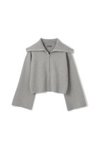 【アンクレイヴ/uncrave】の【10/1 12:00販売開始】カシミヤブレンドニット ジップアップブルゾン 人気、トレンドファッション・服の通販 founy(ファニー) ファッション Fashion レディースファッション Fashion for Women アウター Coat / Outerwear Collection ブルゾンジャケット・スポーティアウター Blouson Jackets トップス・カットソー Cut & Sew Tops ニット Knit Tops & Sweaters レディースパーカー・カジュアルフーディー Casual Hoodies & Sweatshirts なめらか Smooth, Silky Texture トレンド Trend, Trending Now パーカー Hoodie, Parka フォルム Silhouette, Form フレア Flare, Flared 新作・新入荷 New Arrivals / New In thumbnail グレー|ID: prp329100004714120 ipo3291000000034057359