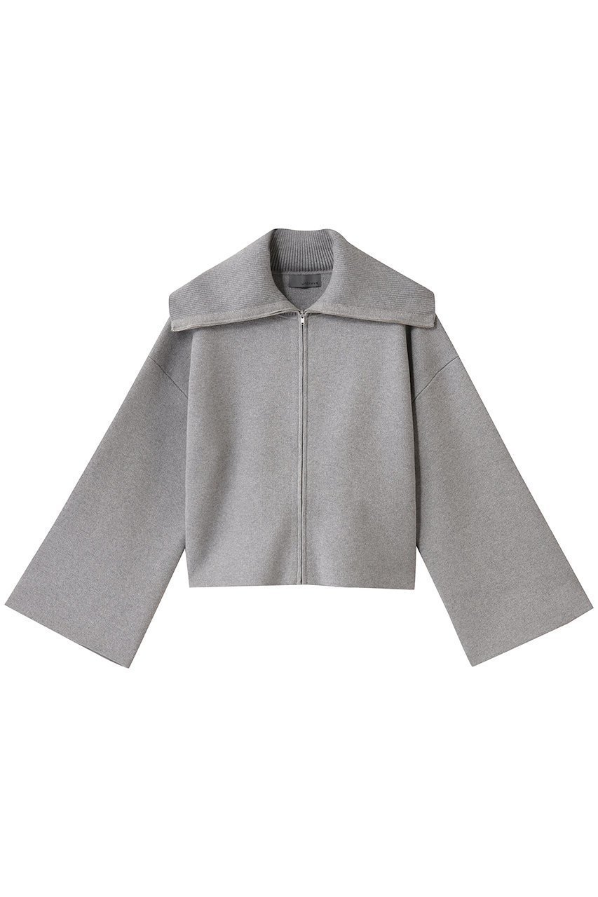 【アンクレイヴ/uncrave】のカシミヤブレンドニット ジップアップブルゾン インテリア・キッズ・メンズ・レディースファッション・服の通販 founy(ファニー) ファッション Fashion レディースファッション Fashion for Women アウター Coat / Outerwear Collection ブルゾンジャケット・スポーティアウター Blouson Jackets トップス・カットソー Cut & Sew Tops ニット Knit Tops & Sweaters レディースパーカー・カジュアルフーディー Casual Hoodies & Sweatshirts なめらか Smooth, Silky Texture トレンド Trend, Trending Now パーカー Hoodie, Parka フォルム Silhouette, Form フレア Flare, Flared グレー|ID: prp329100004714120 ipo3291000000035321683