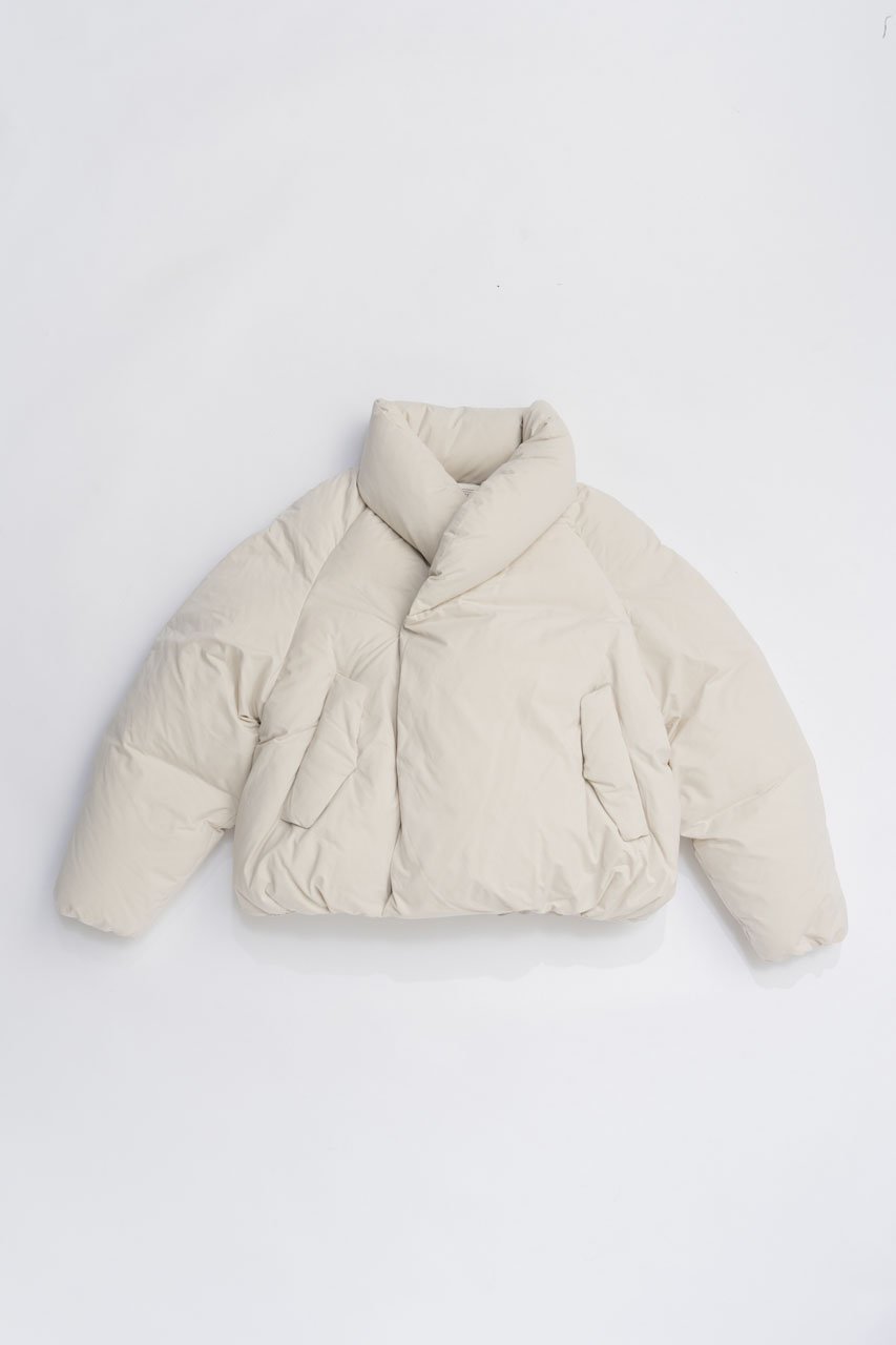 【プランク プロジェクト/PRANK PROJECT】のショールカラーショートダウン インテリア・キッズ・メンズ・レディースファッション・服の通販 founy(ファニー) 　ファッション　Fashion　レディースファッション　Fashion for Women　アウター　Coat / Outerwear Collection　レディースジャケット・軽アウター　Jackets　ショート　Short, Short Length　ショール　Shawl, Wrap　ジャケット　Jacket, Outerwear　スピンドル　Spindle, Drawcord　ダウン　Down, Puffer　フェザー　Feather, Feather Detail　フォルム　Silhouette, Form　エレガント 上品　Elegant　新作・新入荷　New Arrivals / New In　IVR(アイボリー)|ID: prp329100004714140 ipo3291000000034057643