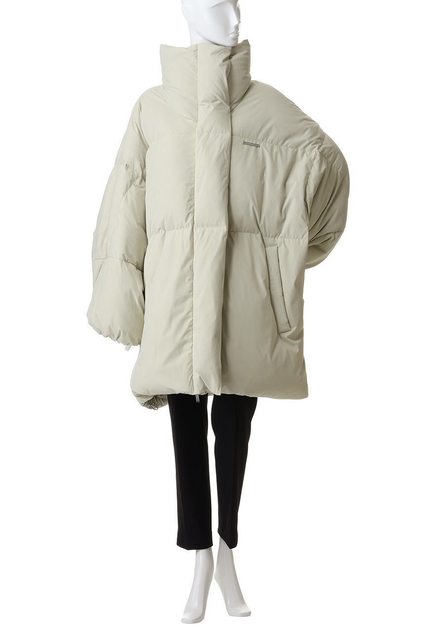 【プランク プロジェクト/PRANK PROJECT】のポンチョダウン 人気、トレンドファッション・服の通販 founy(ファニー) 　ファッション　Fashion　レディースファッション　Fashion for Women　アウター　Coat / Outerwear Collection　レディースジャケット・軽アウター　Jackets　ポンチョ・ケープコート　Ponchos & Capes　ジャケット　Jacket, Outerwear　スタンド　Stand Collar, Upright Stand　タフタ　Taffeta, Structured Fabric　ダウン　Down, Puffer　パウダー　Powder, Soft Tone　フェザー　Feather, Feather Detail　軽量　Lightweight, Ultra Light　防寒　Cold Protection, Winter-Ready　other-4|ID: prp329100004714141 ipo3291000000034605208