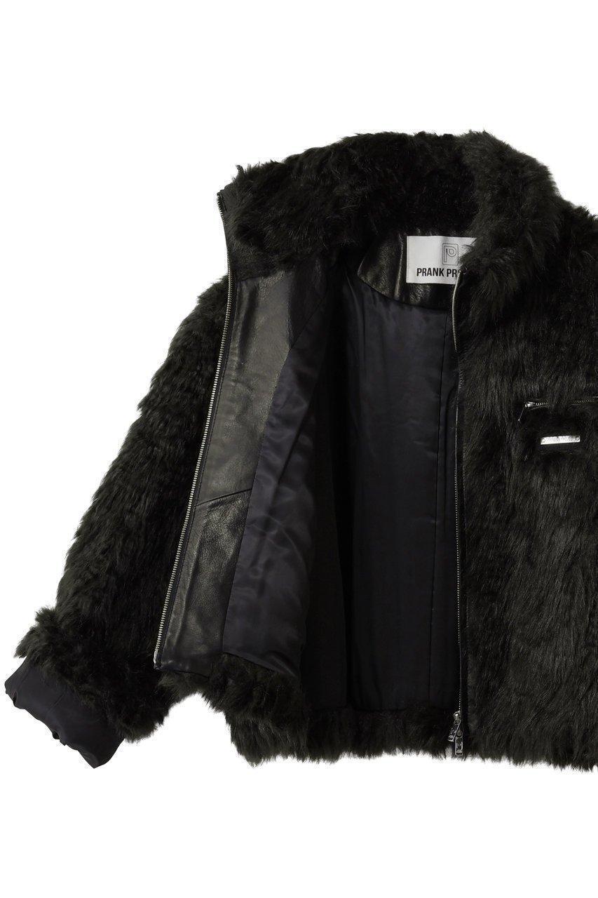 【プランク プロジェクト/PRANK PROJECT】のスタンドファーブルゾン 人気、トレンドファッション・服の通販 founy(ファニー) ファッション Fashion レディースファッション Fashion for Women アウター Coat / Outerwear Collection レディースジャケット・軽アウター Jackets ブルゾンジャケット・スポーティアウター Blouson Jackets インナー Innerwear ウェーブ Wavy Pattern ジャケット Jacket, Outerwear デニム Denim, Jeans Material トリミング Trimming, Decorative Edge フェイクファー Faux Fur, Imitation Fur ブルゾン Blouson, Bomber Jacket other-6|ID: prp329100004714142 ipo3291000000035617183