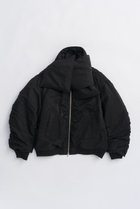 【プランク プロジェクト/PRANK PROJECT】のマフラーボリュームブルゾン 人気、トレンドファッション・服の通販 founy(ファニー) ファッション Fashion レディースファッション Fashion for Women アウター Coat / Outerwear Collection レディースジャケット・軽アウター Jackets ブルゾンジャケット・スポーティアウター Blouson Jackets マフラー・スヌード / 冬小物の定番 Scarves & Mufflers おすすめ Recommended / Our Picks インナー Innerwear シャンブレー Chambray, Denim-Like Fabric ジャケット Jacket, Outerwear タフタ Taffeta, Structured Fabric ブルゾン Blouson, Bomber Jacket マフラー Scarf, Muffler エレガント 上品 Elegant 冬 Winter / This Winter 新作・新入荷 New Arrivals / New In thumbnail BLK(ブラック)|ID: prp329100004714143 ipo3291000000034057672