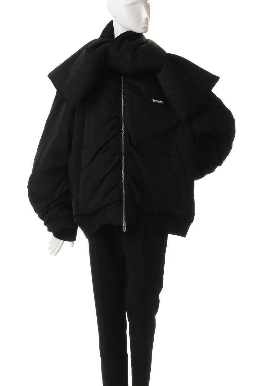 【プランク プロジェクト/PRANK PROJECT】のマフラーボリュームブルゾン 人気、トレンドファッション・服の通販 founy(ファニー) 　ファッション　Fashion　レディースファッション　Fashion for Women　アウター　Coat / Outerwear Collection　レディースジャケット・軽アウター　Jackets　ブルゾンジャケット・スポーティアウター　Blouson Jackets　マフラー・スヌード / 冬小物の定番　Scarves & Mufflers　おすすめ　Recommended / Our Picks　インナー　Innerwear　シャンブレー　Chambray, Denim-Like Fabric　ジャケット　Jacket, Outerwear　タフタ　Taffeta, Structured Fabric　ブルゾン　Blouson, Bomber Jacket　マフラー　Scarf, Muffler　エレガント 上品　Elegant　冬　Winter / This Winter　other-2|ID: prp329100004714143 ipo3291000000036135332