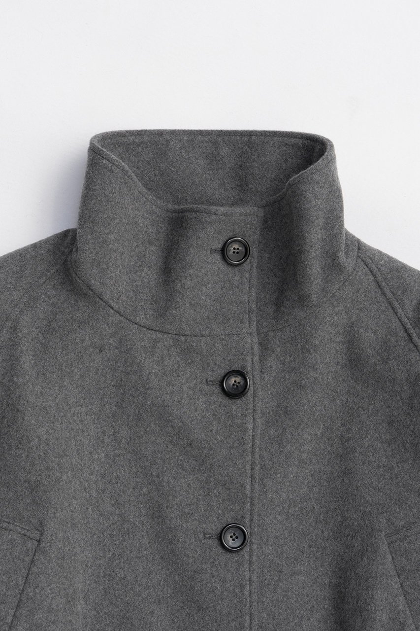 【プランク プロジェクト/PRANK PROJECT】のウールケープショートコート 人気、トレンドファッション・服の通販 founy(ファニー) 　ファッション　Fashion　レディースファッション　Fashion for Women　アウター　Coat / Outerwear Collection　コート・ロングコート・ピーコート　Long Coats, Peacoats & More　おすすめ　Recommended / Our Picks　ショート　Short, Short Length　スウェット / スエット　Sweatshirt, Sweatwear　スタンド　Stand Collar, Upright Stand　新作・新入荷　New Arrivals / New In　羽織　Haori, Light Jacket　other-2|ID: prp329100004714145 ipo3291000000034057694