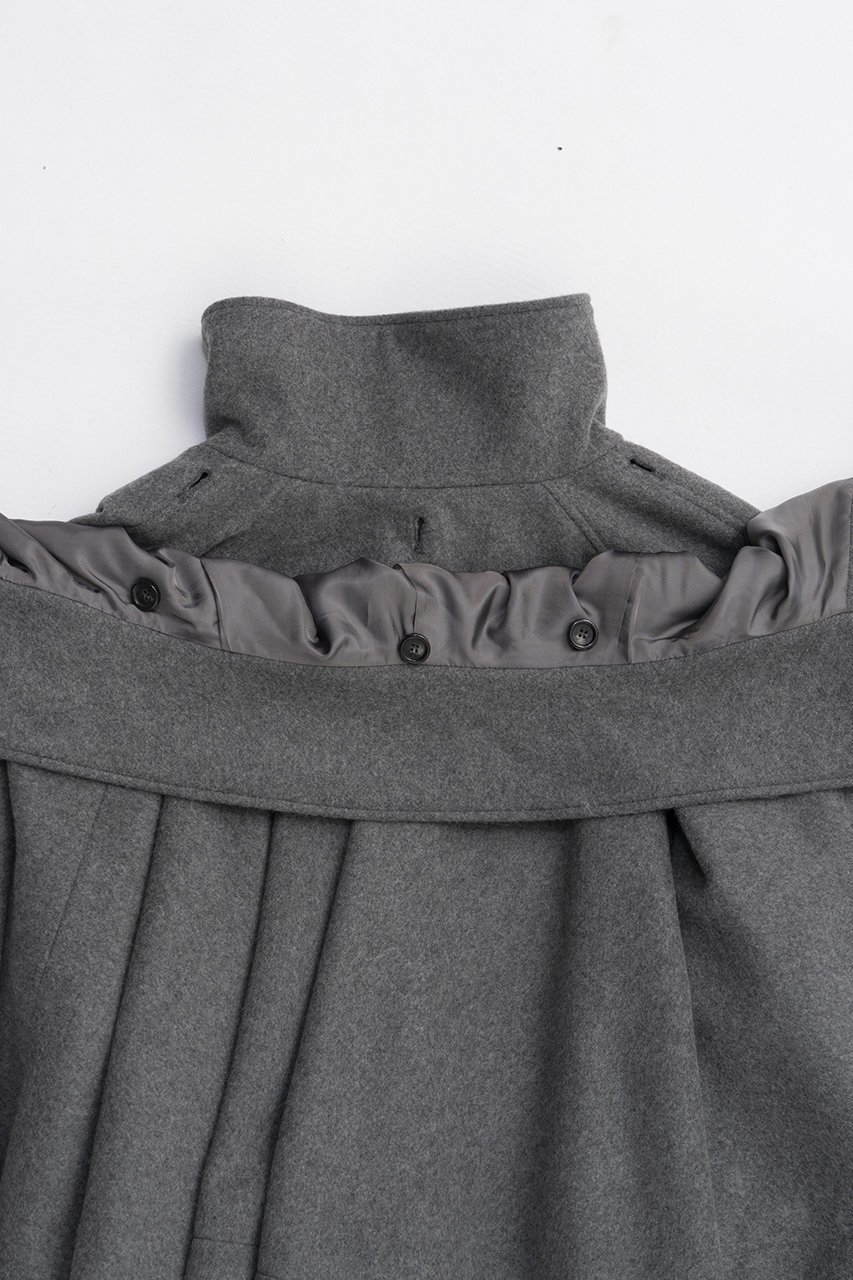 【プランク プロジェクト/PRANK PROJECT】のウールケープショートコート 人気、トレンドファッション・服の通販 founy(ファニー) 　ファッション　Fashion　レディースファッション　Fashion for Women　アウター　Coat / Outerwear Collection　コート・ロングコート・ピーコート　Long Coats, Peacoats & More　おすすめ　Recommended / Our Picks　ショート　Short, Short Length　スウェット / スエット　Sweatshirt, Sweatwear　スタンド　Stand Collar, Upright Stand　新作・新入荷　New Arrivals / New In　羽織　Haori, Light Jacket　other-7|ID: prp329100004714145 ipo3291000000034057699
