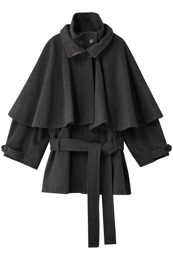 【プランク プロジェクト/PRANK PROJECT】のウールケープショートコート インテリア・キッズ・メンズ・レディースファッション・服の通販 founy(ファニー) https://founy.com/ ファッション Fashion レディースファッション Fashion for Women アウター Coat / Outerwear Collection コート・ロングコート・ピーコート Long Coats, Peacoats & More おすすめ Recommended / Our Picks ショート Short, Short Length スウェット / スエット Sweatshirt, Sweatwear スタンド Stand Collar, Upright Stand 羽織 Haori, Light Jacket |ID: prp329100004714145 ipo3291000000035617187