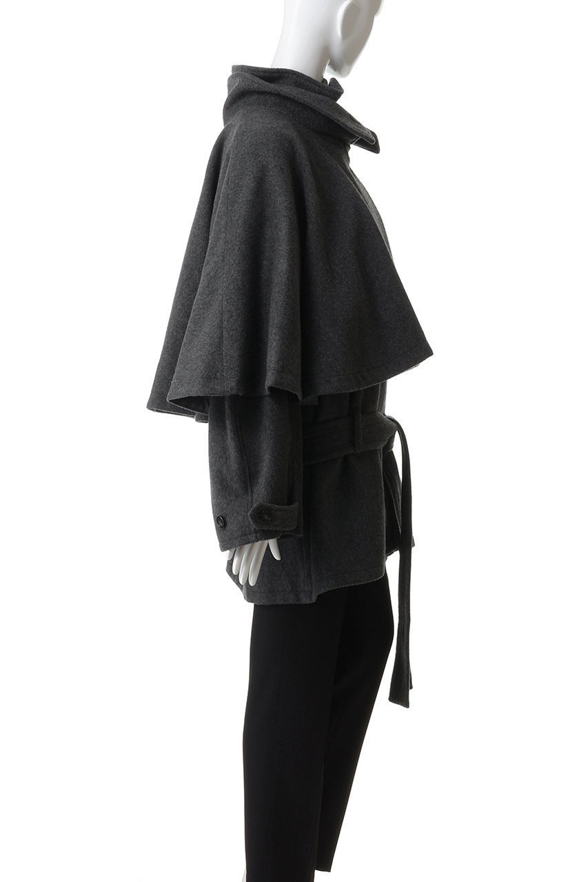 【プランク プロジェクト/PRANK PROJECT】のウールケープショートコート 人気、トレンドファッション・服の通販 founy(ファニー) 　ファッション　Fashion　レディースファッション　Fashion for Women　アウター　Coat / Outerwear Collection　コート・ロングコート・ピーコート　Long Coats, Peacoats & More　おすすめ　Recommended / Our Picks　ショート　Short, Short Length　スウェット / スエット　Sweatshirt, Sweatwear　スタンド　Stand Collar, Upright Stand　羽織　Haori, Light Jacket　other-3|ID: prp329100004714145 ipo3291000000036242596