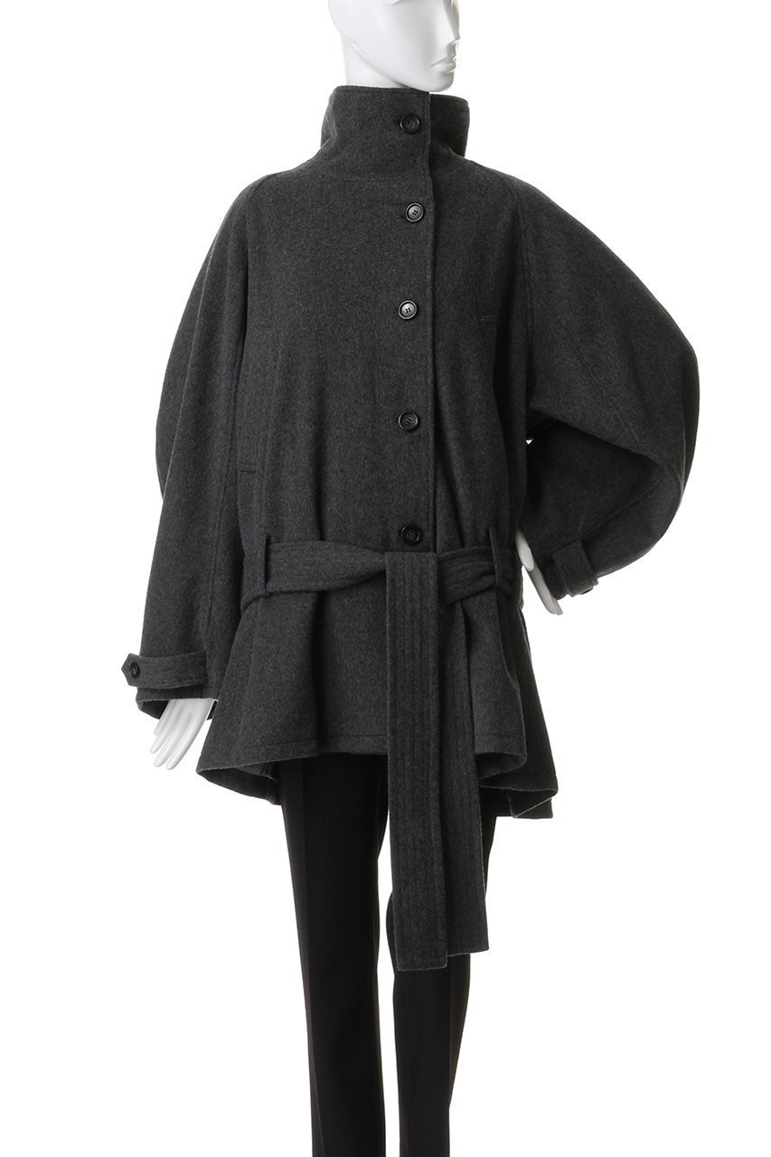 【プランク プロジェクト/PRANK PROJECT】のウールケープショートコート 人気、トレンドファッション・服の通販 founy(ファニー) 　ファッション　Fashion　レディースファッション　Fashion for Women　アウター　Coat / Outerwear Collection　コート・ロングコート・ピーコート　Long Coats, Peacoats & More　おすすめ　Recommended / Our Picks　ショート　Short, Short Length　スウェット / スエット　Sweatshirt, Sweatwear　スタンド　Stand Collar, Upright Stand　羽織　Haori, Light Jacket　other-7|ID: prp329100004714145 ipo3291000000036242600